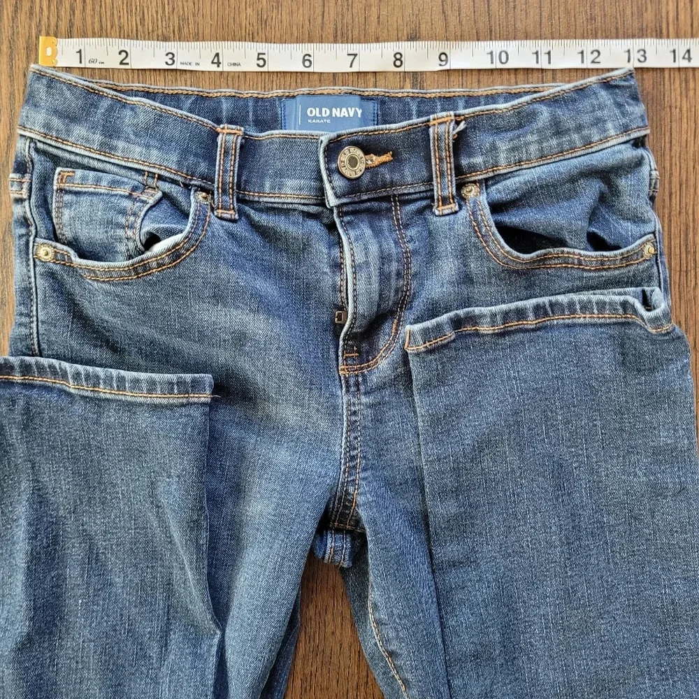 Old Navy Karate Skinny Medium Wash Jeans Size Boy's 12 Regular